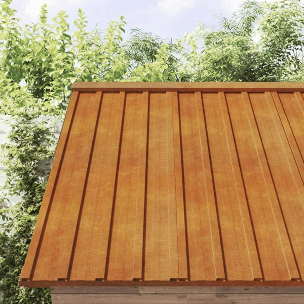 Berkfield Roof Panels 12 pcs Rusty 80x44 cm Corten Steel