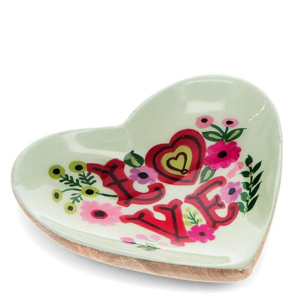 Love Frankie Love Heart-Shaped Trinket Dish