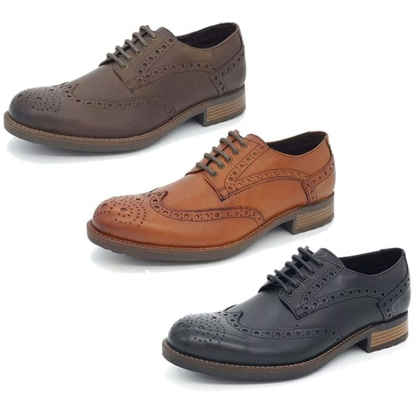 HX London Wandsworth Brogue Shoes