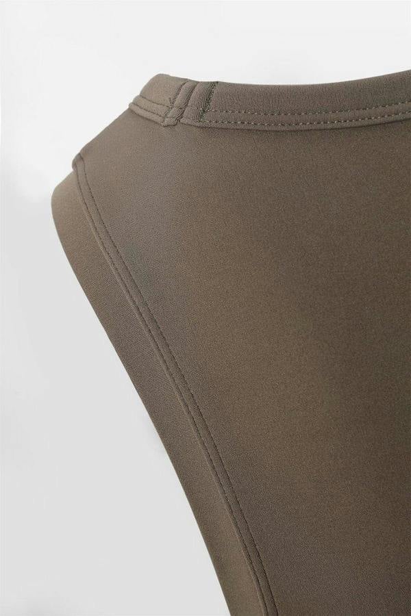Anniou Side Ruched Sports Tank