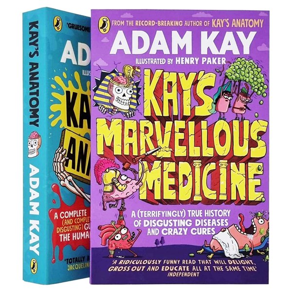 Adam Kay 2 Books Collection Set (Kay's Anatomy, Kay's Marvellous Medicine)