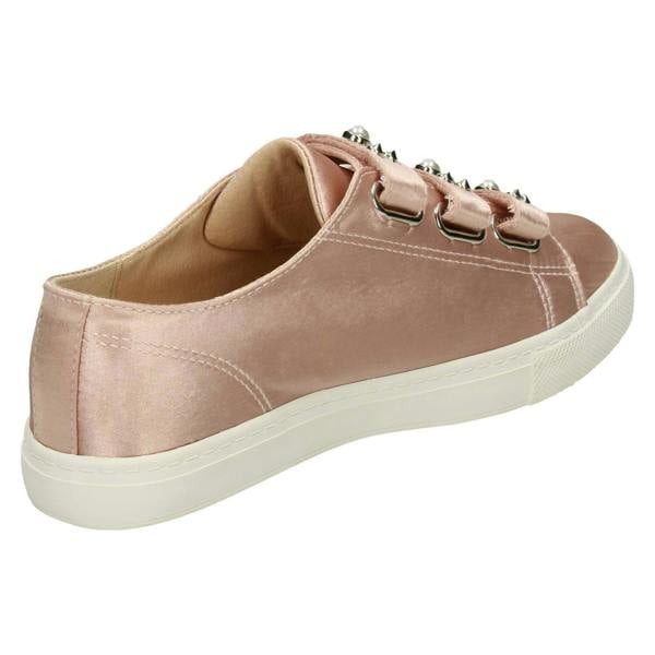 Spot On Ladies Spot On Pearl Strap Trainers