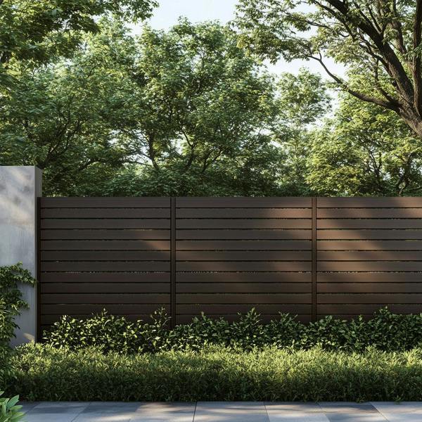 Britwall Composite Fence Panel Kit, Light Grey | 1.8m x 1.8m | Includes Panels, Post & Fixings | Eco-Friendly, Low Maintenance