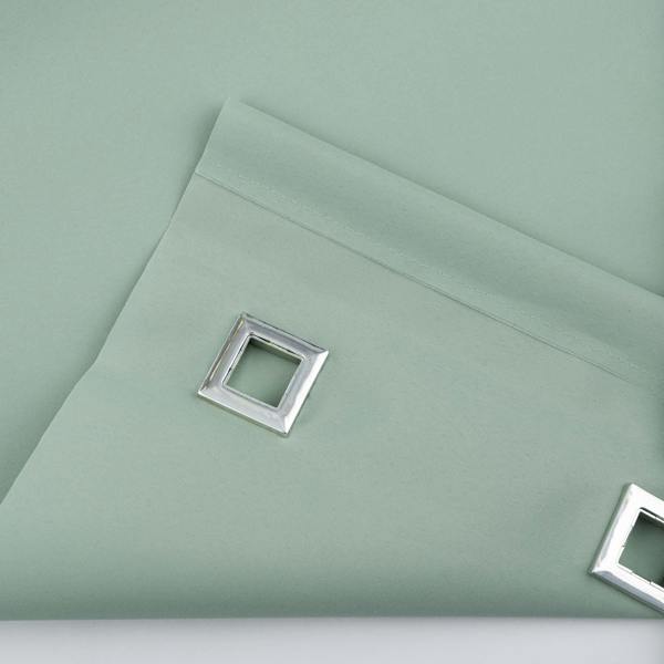 A.Unique Home Trimmable Square Eyelet Roller Blind - 2FT - SAGE - 60cm(W)x170cm(L)