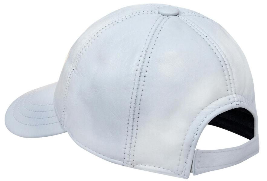 Infinity Leather Mens Womens Real Nappa Leather Adjustable Golf Snapback Plain Baseball Cap Hat