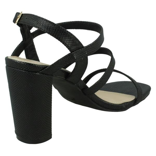 Spot On Ladies Spot On Strappy High Heel Sandal F1R2043