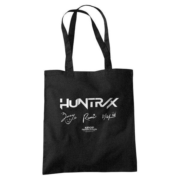 K-Pop Demon Hunters Huntrix Signature Reusable Tote Bag - Black