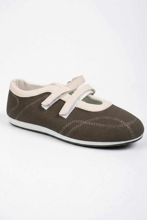 ikrush Elowen Contrast Two Strap Flat Pumps