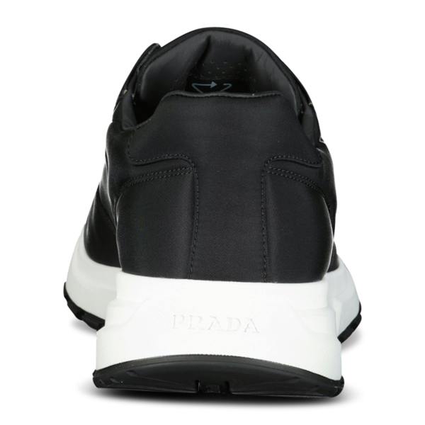 Prada Prax 01 Re-Nylon Leather Sneakers Black - chancefashionco