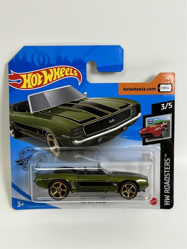 Hot Wheels 1969 Camaro HW Roadsters 1:64 Scale - GHG06M522 B5