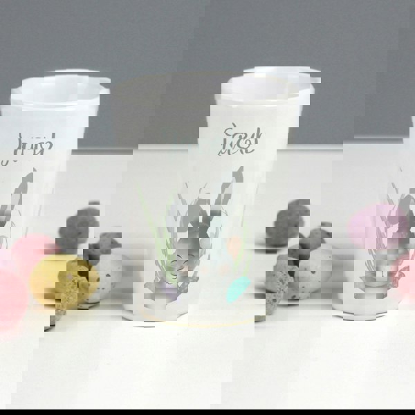 Personalised Memento Company Personalised Grey Easter Bunny Egg Cup