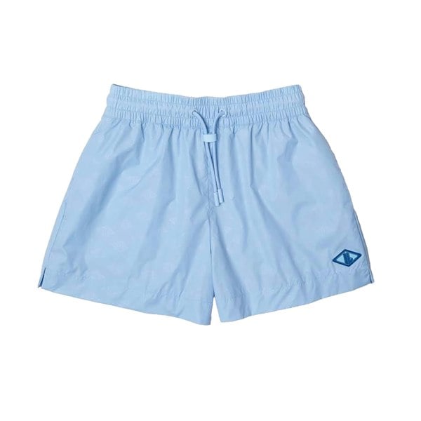 Lacoste Womens/Ladies Monogram Shorts - Blue