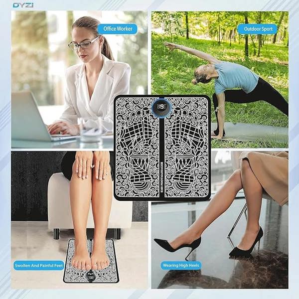 Dyzi EMS Foot Massager Electrical Muscle Stimulation Revitalize Relieve Pain