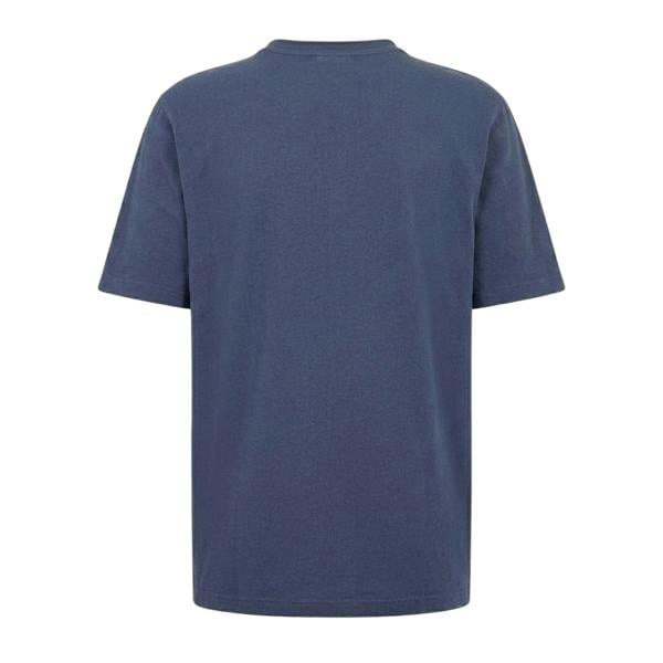 Maison Kitsuné Mens Dressed Fox Cotton T-Shirt - Shadow Blue - 