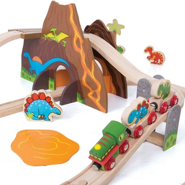 Bigjigs Rail BJT035 Dinosaur Train Set