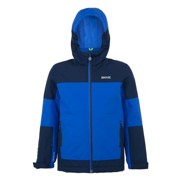 Regatta Boy's Beamz IV Waterproof Jacket - Olympian Blue/Navy