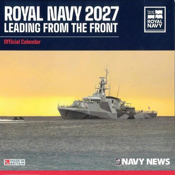 Royal Navy Calendar 2027, Wall Calendars, Month To View, History & Literature, Gift