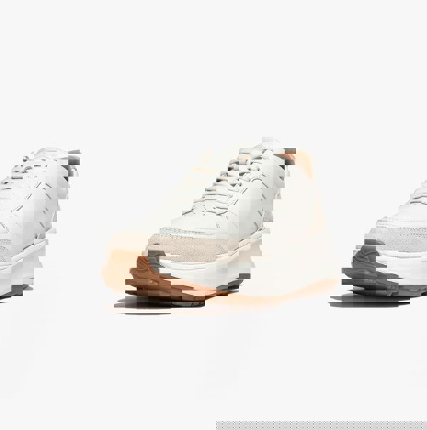 FitFlop F-MODE Womens Flatform Trainers Urban White