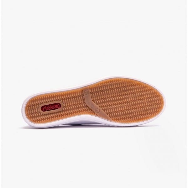 Rieker Summer Slip-On Womens Trainers - White (L59L1-83)