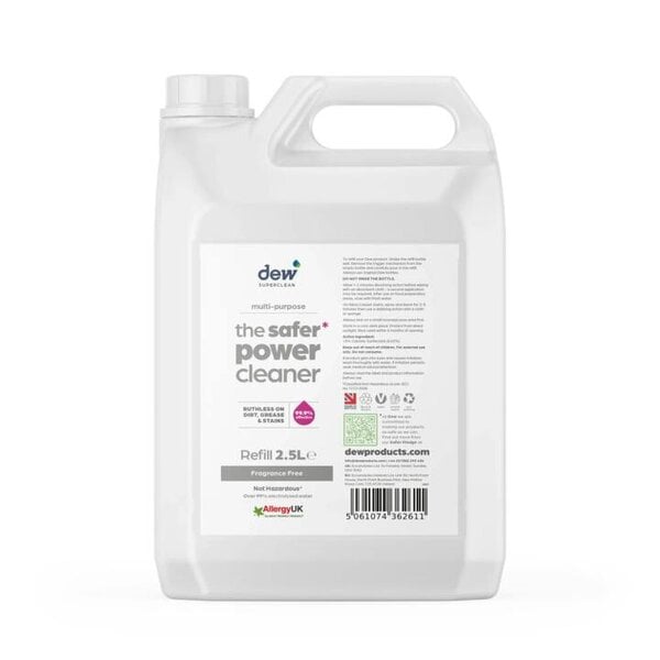 Dew Superclean Multi-Purpose The Safer Power Cleaner Fragrance Free - 2.5L