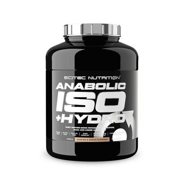 SciTec Anabolic Iso + Hydro, Cookies & Cream - 2000g