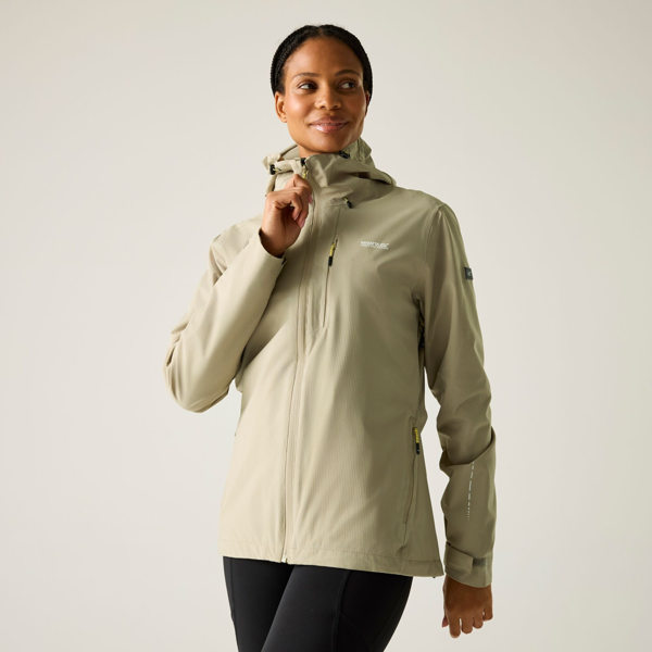 Regatta Womens Oklarna Waterproof Jacket - Parchment