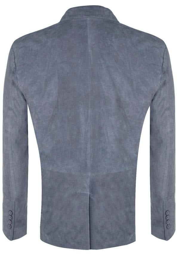 Infinity Leather Mens Blazer Suede Jacket Soft Italian Leather Coat