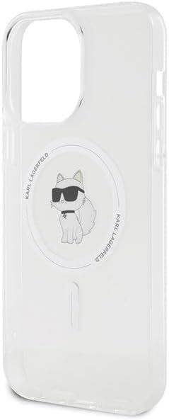 Karl Lagerfeld Choupette Hard Case with MagSafe for iphone 15 Pro Max 6.7" Clear - KLHMP15XHFCCNOT