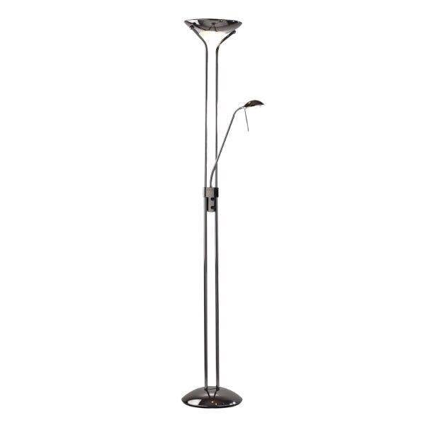 Pagazzi Lighting Poppy mother and child floor lamp black chrome