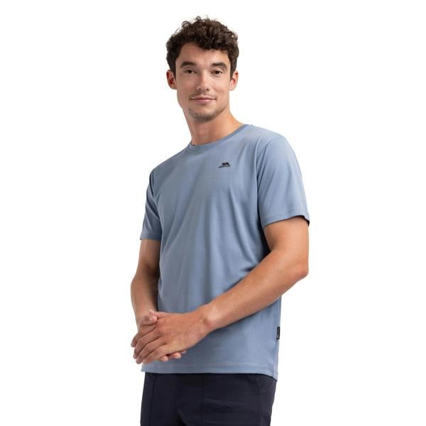 Trespass Mens Landford Active Top - Blue Fog - 
