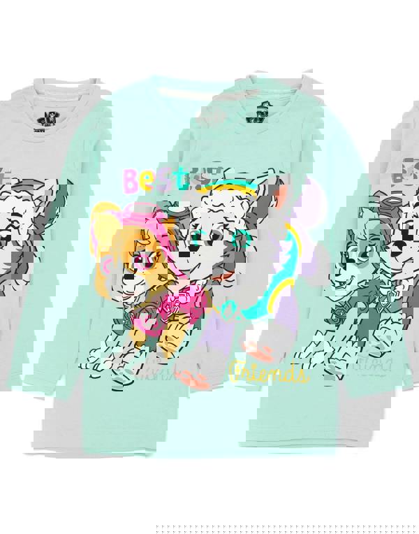 Paw Patrol Girls Blue Skye & Everest Long Sleeve Long Leg Pyjama Set