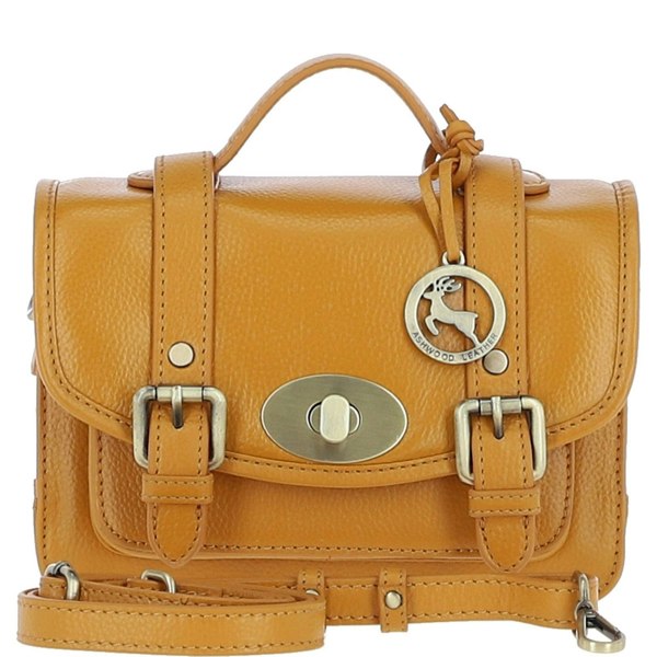 Stylish Real Leather Medium Satchel Bag: y-62