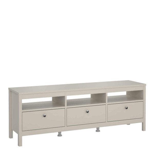 Wyld Haus Gossmere Natural Cashmere TV Unit 3 Drawers