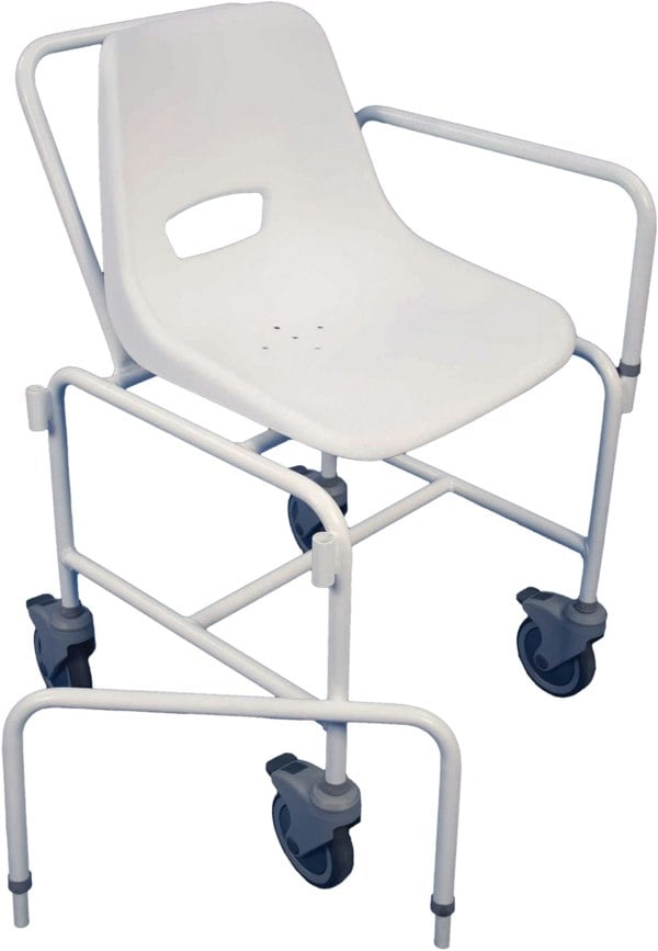 Aidapt Charing Attendant Propelled Shower Chair