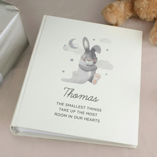 Personalised Memento Company Personalised Baby Bunny Square Photo Album