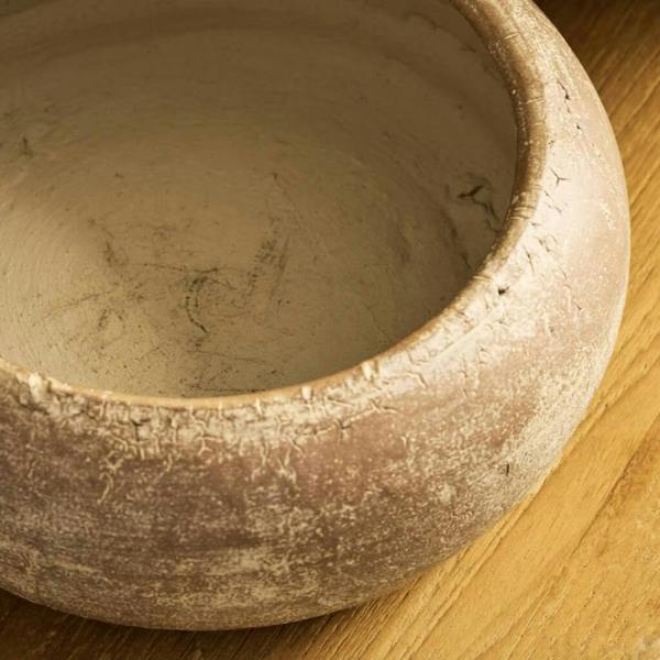 Antique Terracotta Plant Bowl - product in use