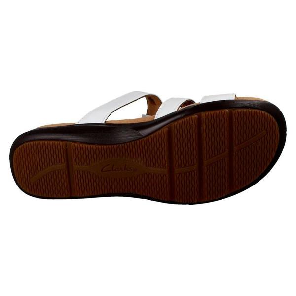 Clarks Ladies Clarks Triple Strap Summer Sandals Kitly Pearl