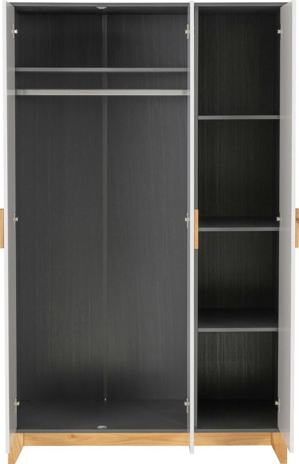 Seconique Cleveland 3 Door Triple Wardrobe