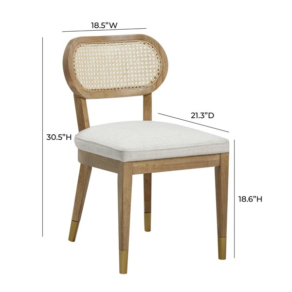 Furniture Edit Cosette Natural Dining Chair