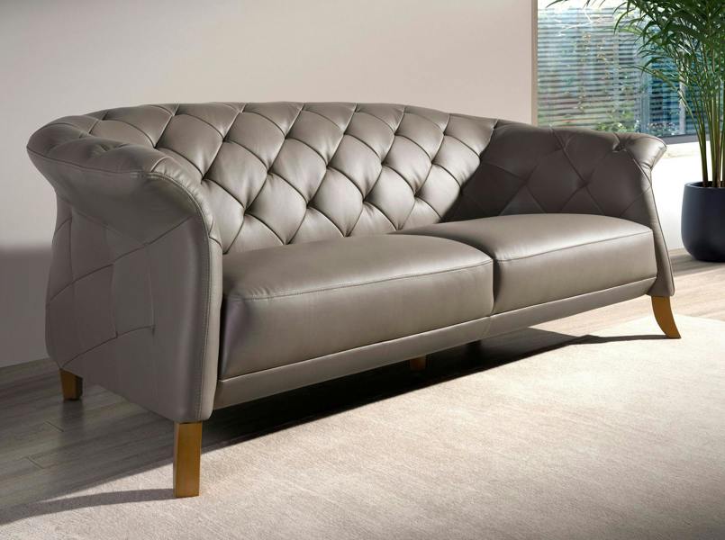 Angel Cerdá Chester sofa in grey leather 6187/6188