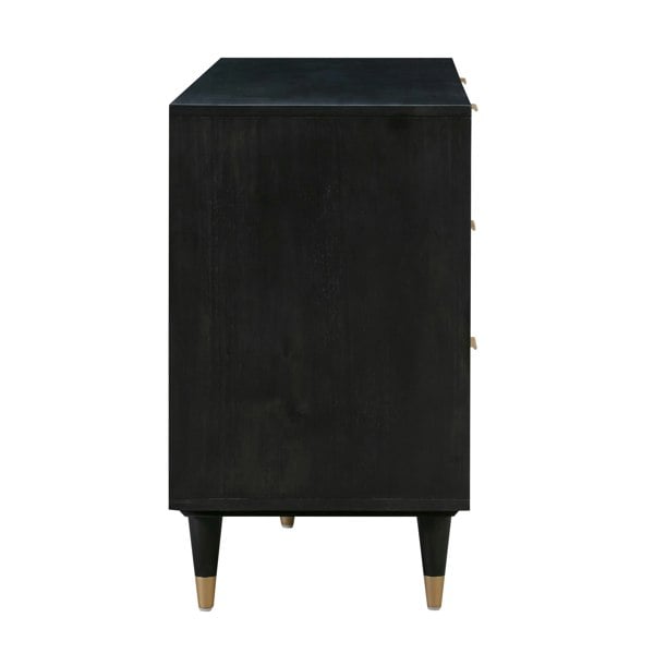 Furniture Edit Sierra Noir 6 Chest Of Drawers Dresser