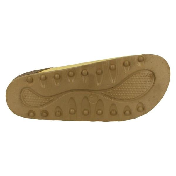 Spot On Ladies Spot On Three Buckle Mules