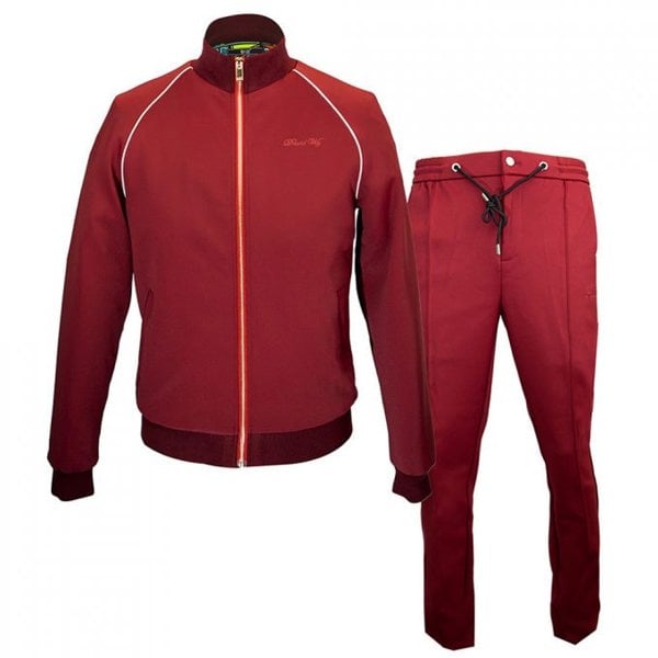David WeJ Greenwich Track Suit Burgundy