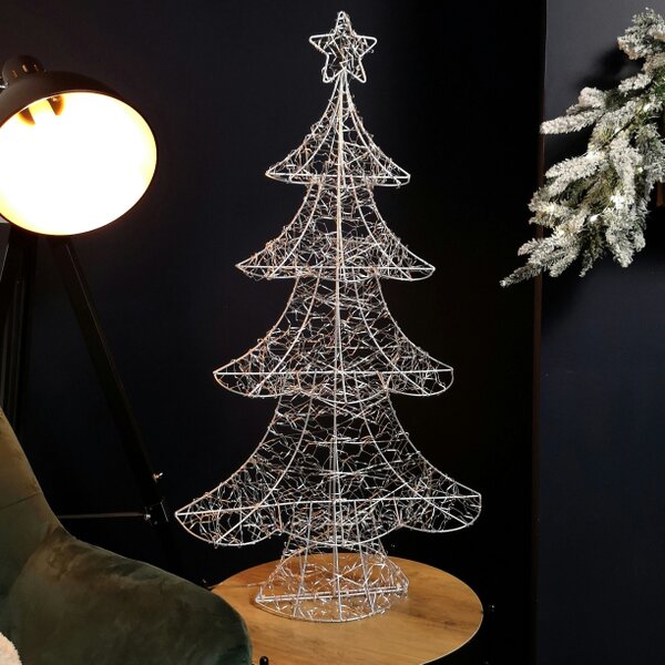 Samuel Alexander 90cm Light Up Tree Christmas Decoration with 300 Warm White LEDs