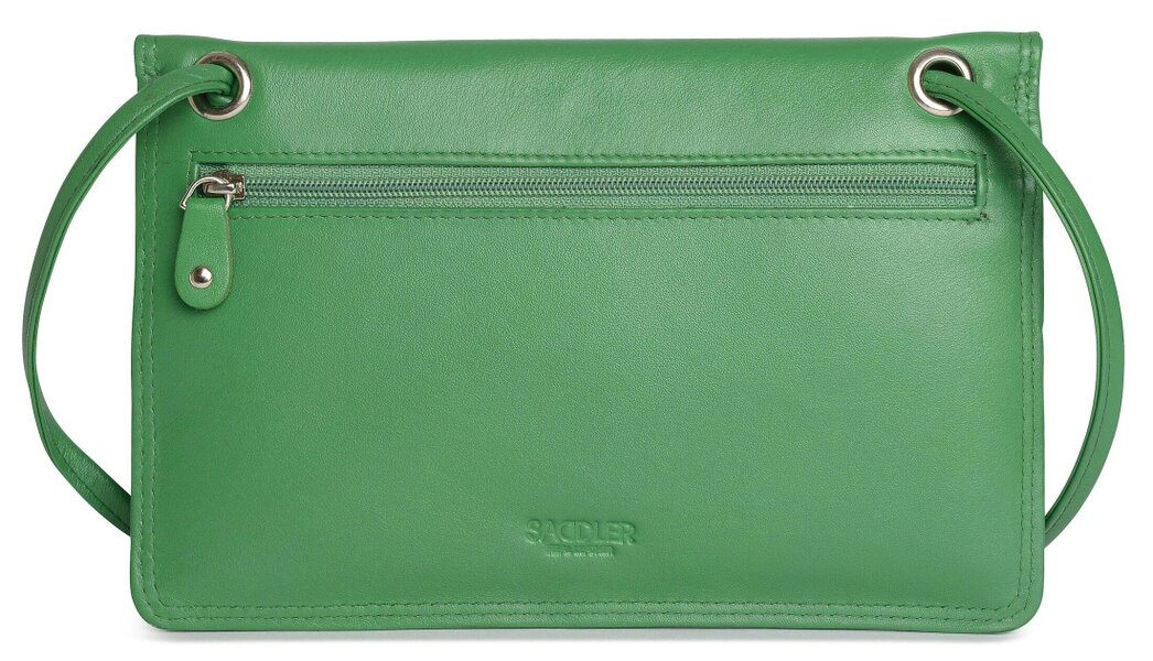 SADDLER ISABELLE Leather Slimline Crossbody Bag - Adjustable Strap, Multiple Pockets, Magnetic Closure - RFID Protected