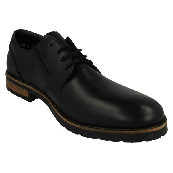 Rieker Mens Rieker Gusset Detailed Lace Up Shoes 14621