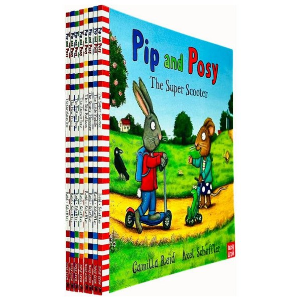 Pip and Posy Series Books 1-8 Set by Axel Scheffler The Christmas Tree, The Snowy Day & more