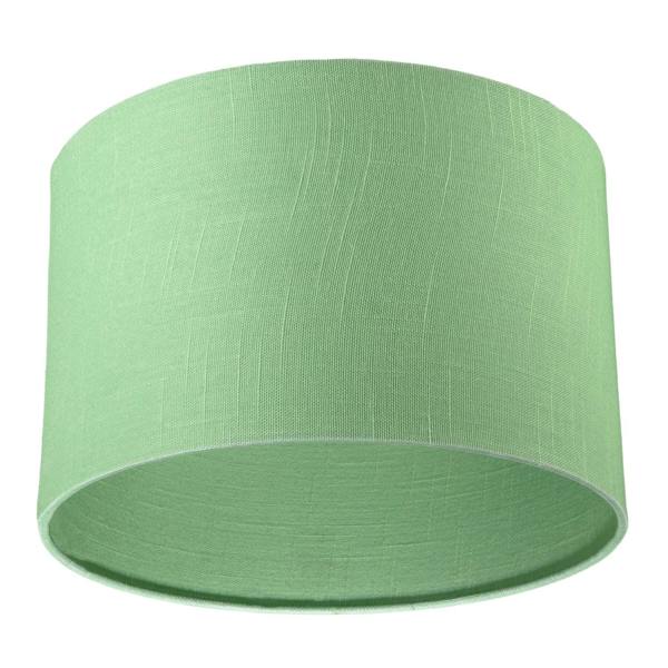 Designer Frosted Lime Green Textured Linen Fabric Circular Lamp Shade Image 5