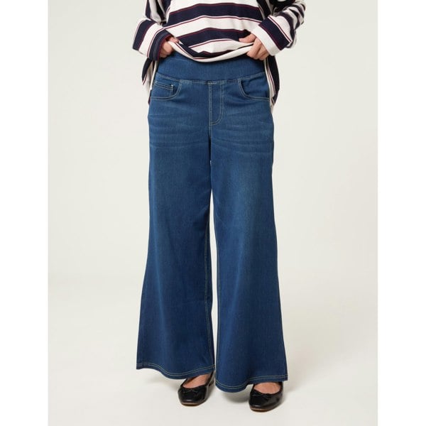 Blue Vanilla Multi Stretch Wide Leg Jeans