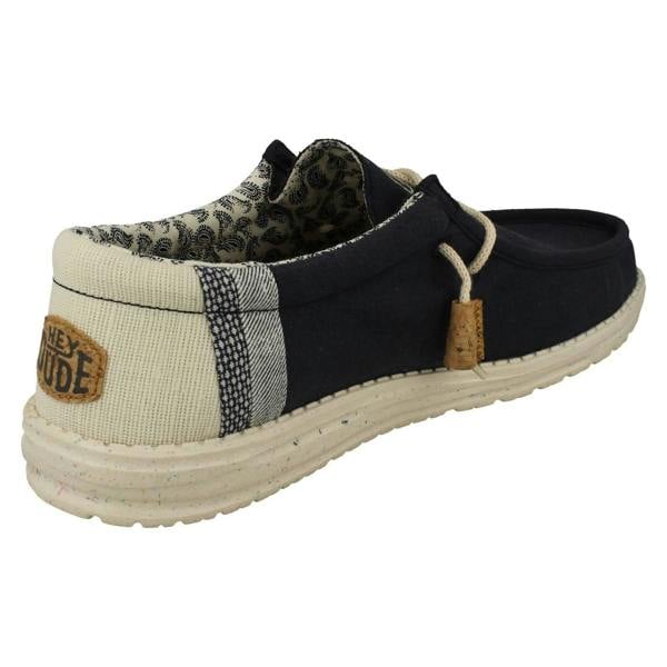 HEYDUDE Mens Hey Dude Deck Shoes Wally Break Stitch